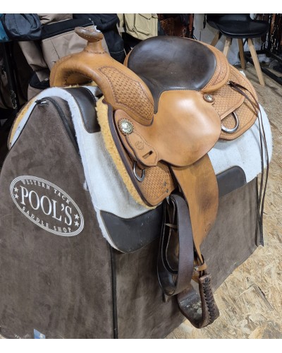 SELLE WESTERN OCCASION EQUITATION AMERICAINE USA CONTINENTAL