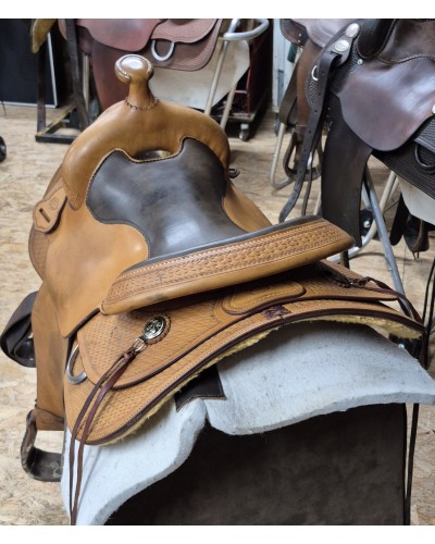 SELLE WESTERN OCCASION EQUITATION AMERICAINE USA CONTINENTAL