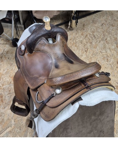 SELLE WESTERN OCCASION EQUITATION AMERICAINE USA CONTINENTAL