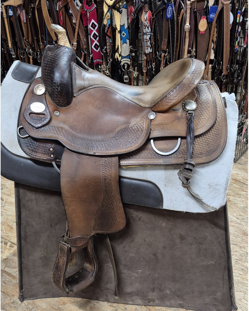 SELLE WESTERN OCCASION EQUITATION AMERICAINE USA CONTINENTAL