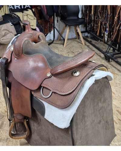 SELLE WESTERN OCCASION EQUITATION AMERICAINE USA CONTINENTAL
