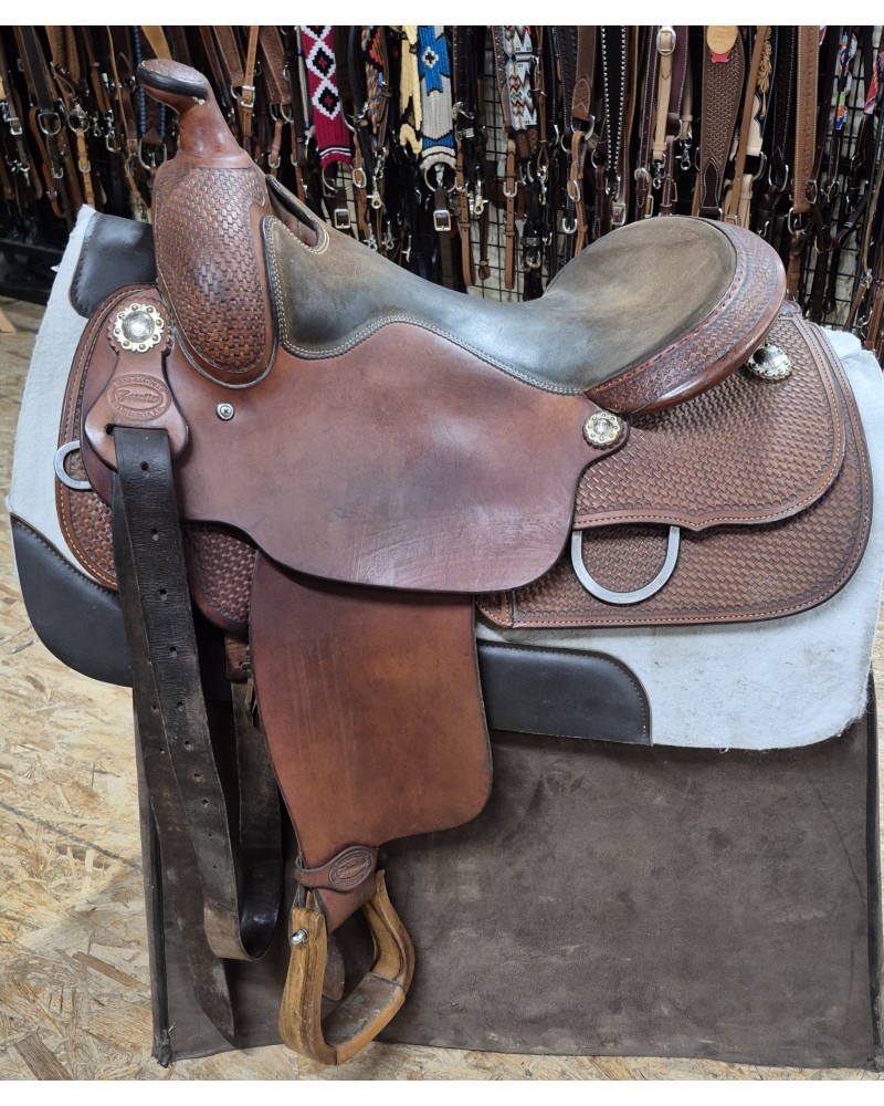SELLE WESTERN OCCASION EQUITATION AMERICAINE USA CONTINENTAL