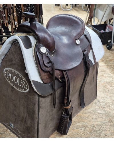 SELLE WESTERN OCCASION EQUITATION AMERICAINE USA CONTINENTAL