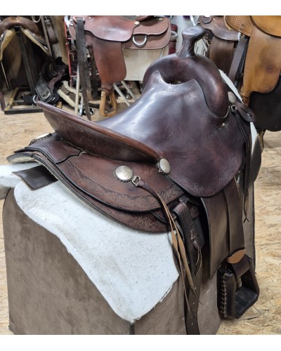 SELLE WESTERN OCCASION EQUITATION AMERICAINE USA CONTINENTAL