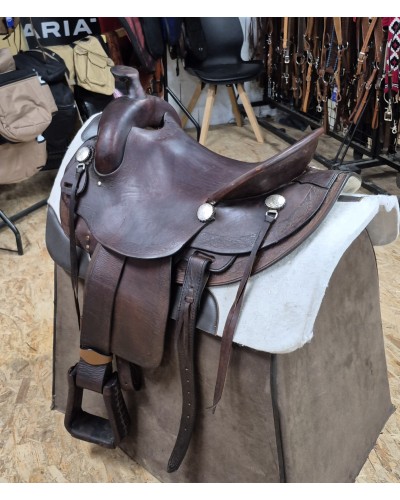 SELLE WESTERN OCCASION EQUITATION AMERICAINE USA CONTINENTAL