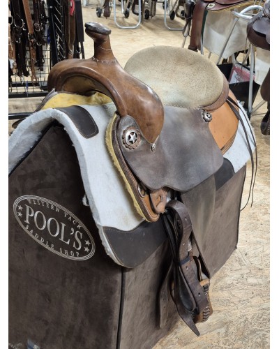 SELLE WESTERN OCCASION EQUITATION AMERICAINE USA CONTINENTAL