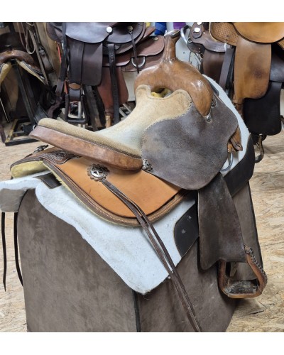 SELLE WESTERN OCCASION EQUITATION AMERICAINE USA CONTINENTAL