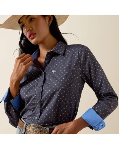 CHEMISE WESTERN AMERICAINE WRANGLER JACK DANIELS STARS AND STRIPES