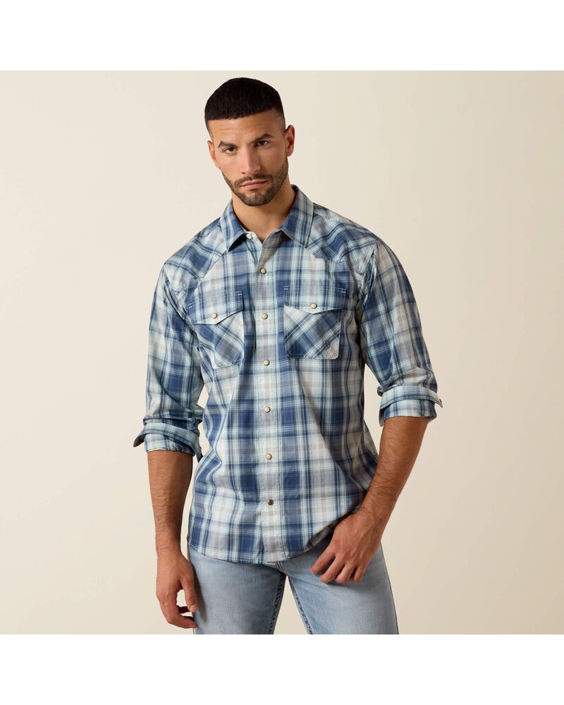 CHEMISE WESTERN AMERICAINE WRANGLER JACK DANIELS STARS AND STRIPES