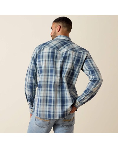 CHEMISE WESTERN AMERICAINE WRANGLER JACK DANIELS STARS AND STRIPES