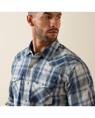 CHEMISE WESTERN AMERICAINE WRANGLER JACK DANIELS STARS AND STRIPES