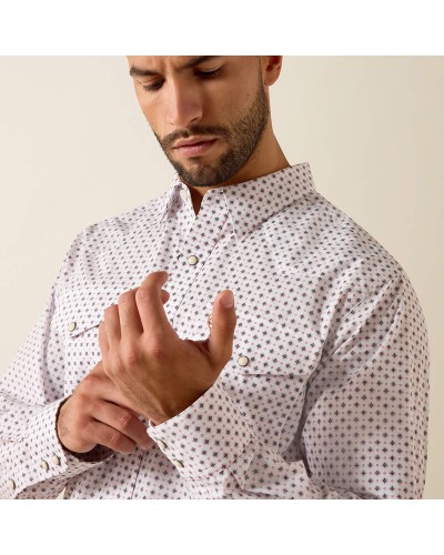 CHEMISE WESTERN AMERICAINE WRANGLER JACK DANIELS STARS AND STRIPES