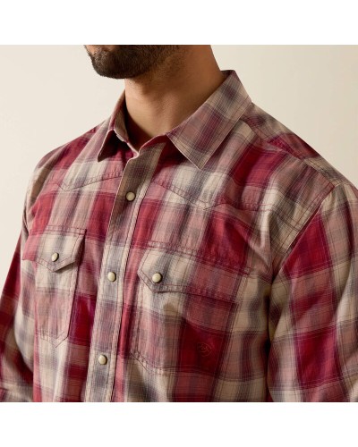 CHEMISE WESTERN AMERICAINE WRANGLER JACK DANIELS STARS AND STRIPES