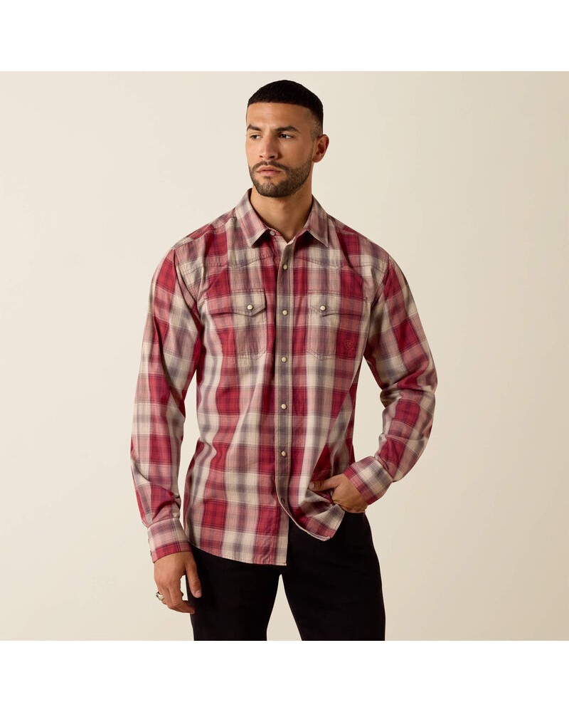 CHEMISE WESTERN AMERICAINE WRANGLER JACK DANIELS STARS AND STRIPES