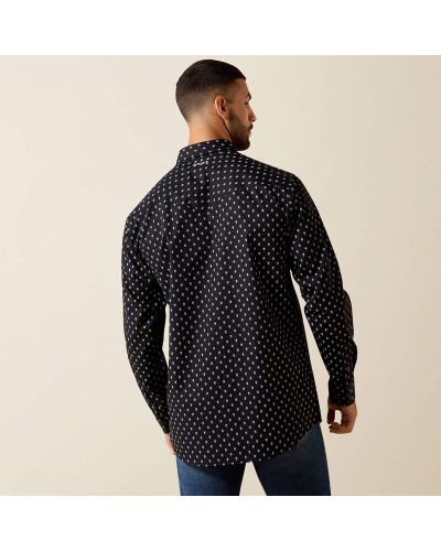 CHEMISE WESTERN AMERICAINE WRANGLER JACK DANIELS STARS AND STRIPES