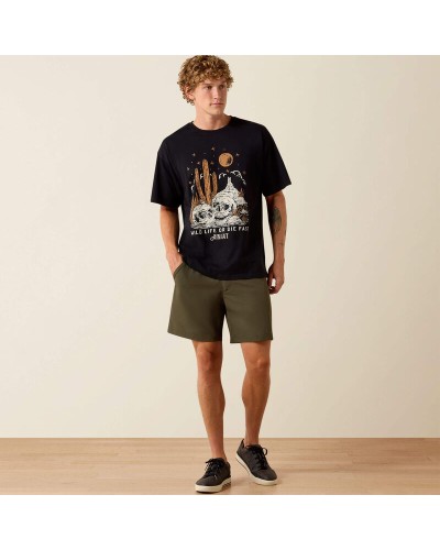 CHEMISE WESTERN AMERICAINE WRANGLER JACK DANIELS STARS AND STRIPES