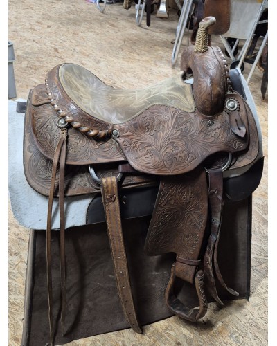 SELLE WESTERN OCCASION EQUITATION AMERICAINE USA CONTINENTAL