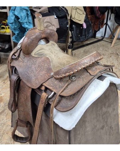 SELLE WESTERN OCCASION EQUITATION AMERICAINE USA CONTINENTAL