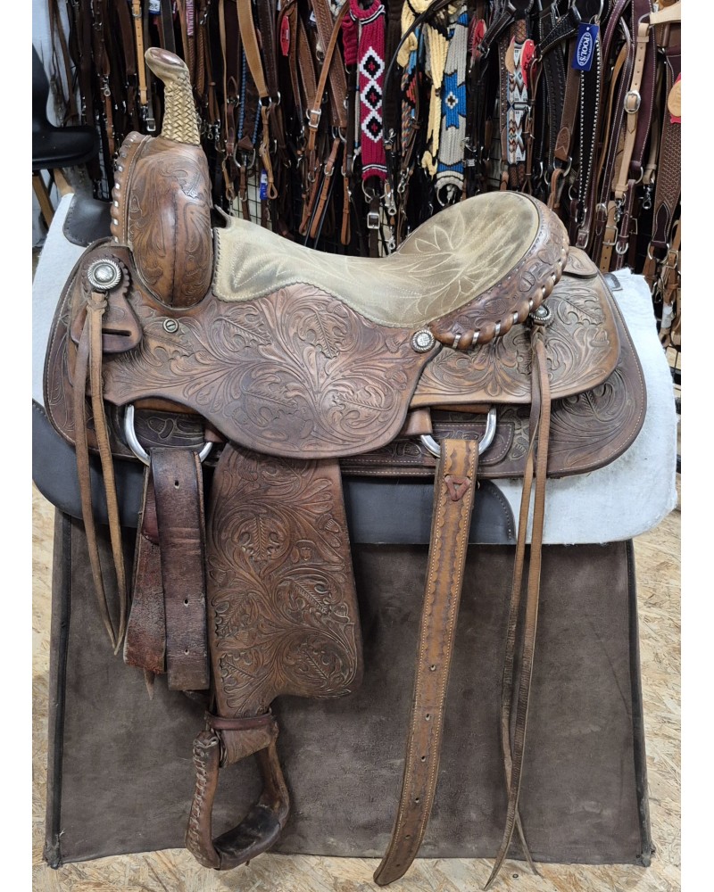 SELLE WESTERN OCCASION EQUITATION AMERICAINE USA CONTINENTAL