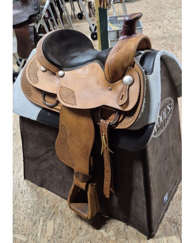SELLE WESTERN OCCASION EQUITATION AMERICAINE USA CONTINENTAL