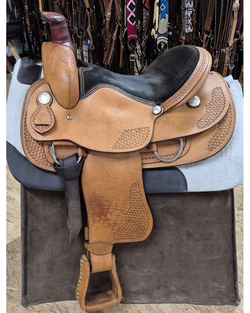 SELLE WESTERN OCCASION EQUITATION AMERICAINE USA CONTINENTAL