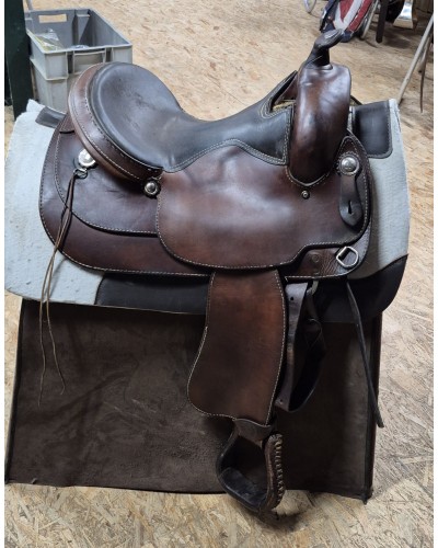 SELLE WESTERN OCCASION EQUITATION AMERICAINE USA CONTINENTAL