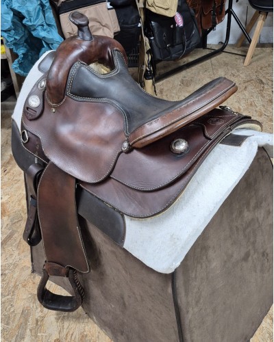 SELLE WESTERN OCCASION EQUITATION AMERICAINE USA CONTINENTAL