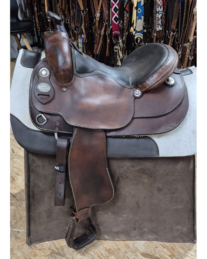 SELLE WESTERN OCCASION EQUITATION AMERICAINE USA CONTINENTAL