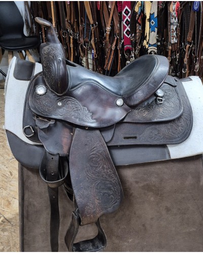 SELLE WESTERN OCCASION EQUITATION AMERICAINE USA CONTINENTAL