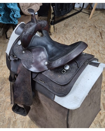 SELLE WESTERN OCCASION EQUITATION AMERICAINE USA CONTINENTAL