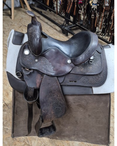 SELLE WESTERN OCCASION EQUITATION AMERICAINE USA CONTINENTAL