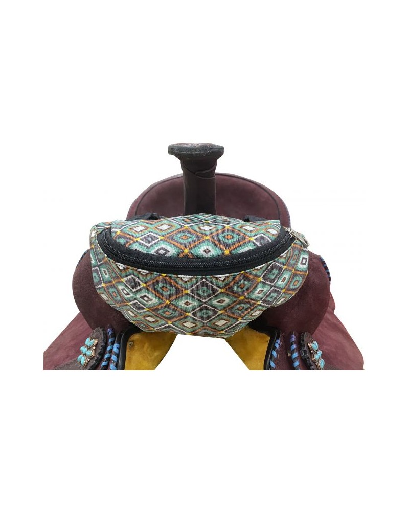 sacoche cuir bagagerie western selle américaine