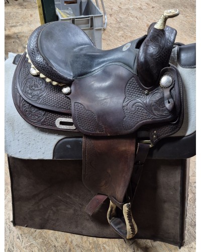SELLE WESTERN OCCASION EQUITATION AMERICAINE USA CONTINENTAL