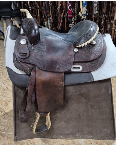 SELLE WESTERN OCCASION EQUITATION AMERICAINE USA CONTINENTAL