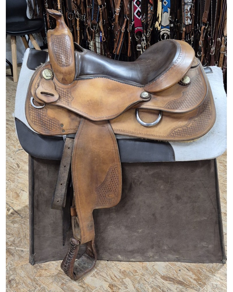 SELLE WESTERN OCCASION EQUITATION AMERICAINE USA CONTINENTAL