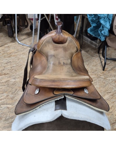 SELLE WESTERN OCCASION EQUITATION AMERICAINE USA CONTINENTAL