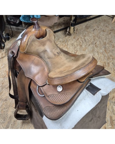 SELLE WESTERN OCCASION EQUITATION AMERICAINE USA CONTINENTAL