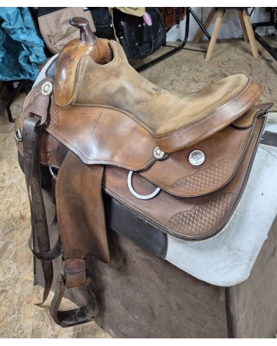 SELLE WESTERN OCCASION EQUITATION AMERICAINE USA CONTINENTAL