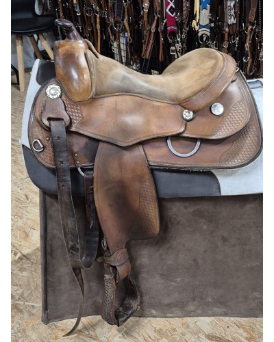 SELLE WESTERN OCCASION EQUITATION AMERICAINE USA CONTINENTAL