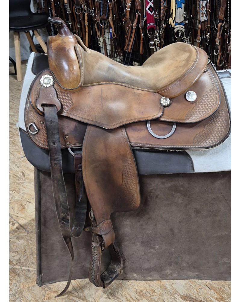 SELLE WESTERN OCCASION EQUITATION AMERICAINE USA CONTINENTAL