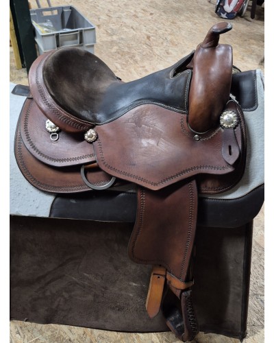 SELLE WESTERN OCCASION EQUITATION AMERICAINE USA CONTINENTAL