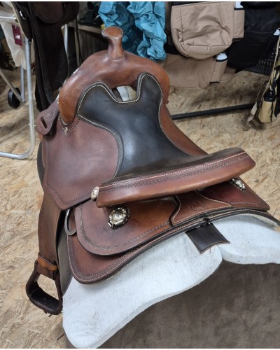 SELLE WESTERN OCCASION EQUITATION AMERICAINE USA CONTINENTAL