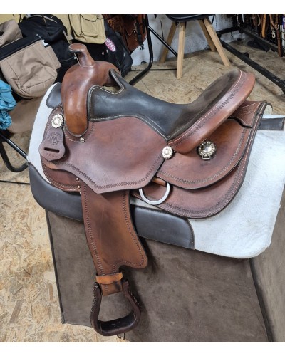 SELLE WESTERN OCCASION EQUITATION AMERICAINE USA CONTINENTAL