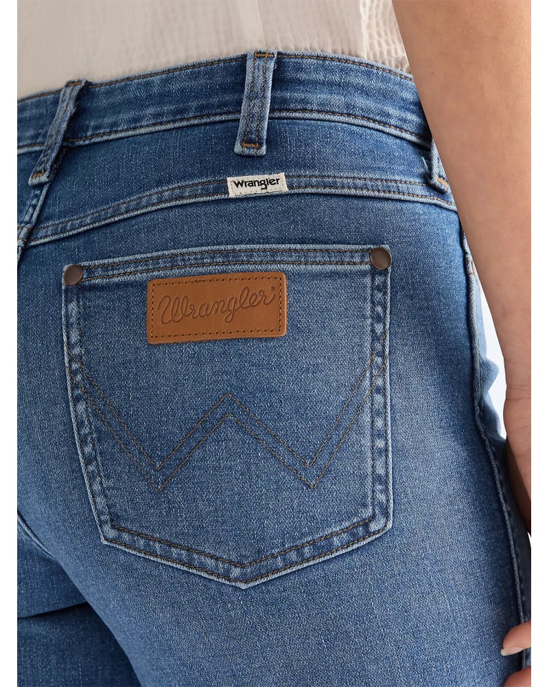 jeans wrangler femme travail denim equitation western