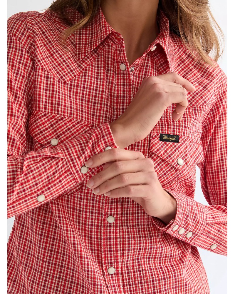 CHEMISE WESTERN AMERICAINE WRANGLER JACK DANIELS STARS AND STRIPES