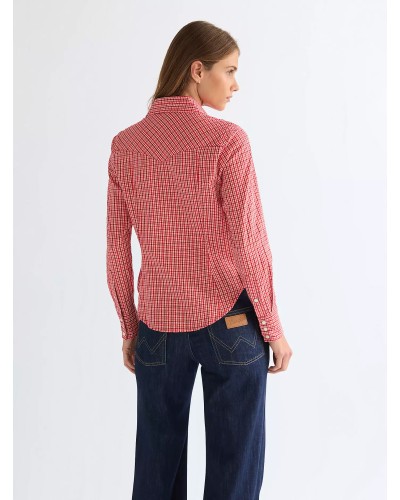 CHEMISE WESTERN AMERICAINE WRANGLER JACK DANIELS STARS AND STRIPES