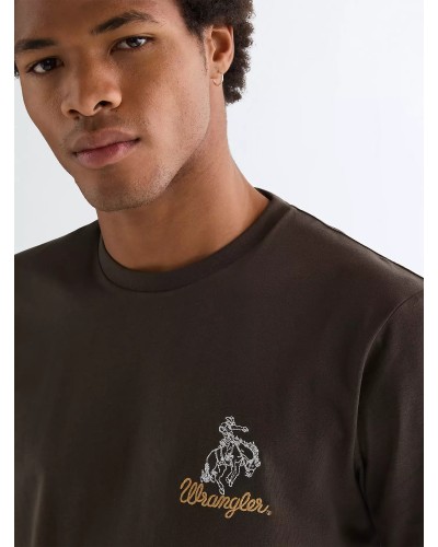 CHEMISE WESTERN AMERICAINE WRANGLER JACK DANIELS STARS AND STRIPES