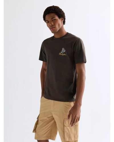 CHEMISE WESTERN AMERICAINE WRANGLER JACK DANIELS STARS AND STRIPES