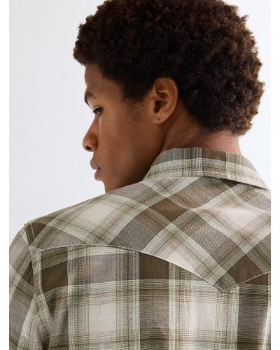 CHEMISE WESTERN AMERICAINE WRANGLER JACK DANIELS STARS AND STRIPES