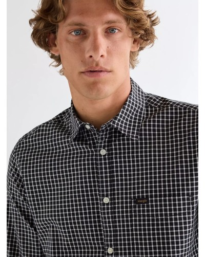 CHEMISE WESTERN AMERICAINE WRANGLER JACK DANIELS STARS AND STRIPES